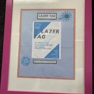 They have Laser Tag!