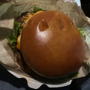 Signature burger $10