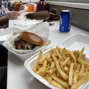 the shroominator and seasoned fries