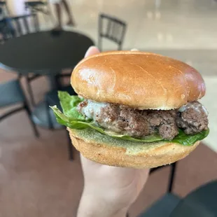 Delicious incredible signature burger