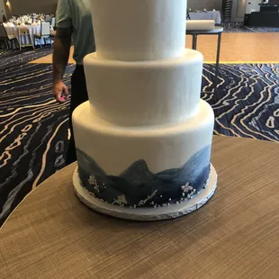 The cake that was delivered.