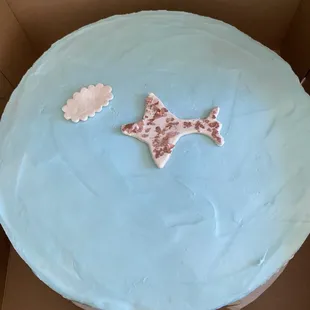 Actual cake I received from bakery.