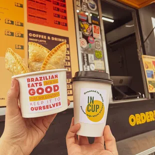 Brazilian Empanada &amp; Coffee