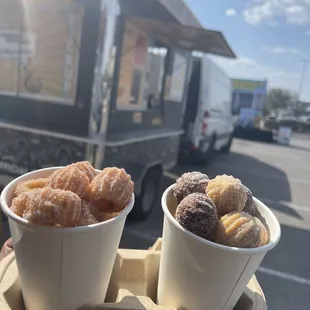 Communion bites. Delicious.  Especially the filled ones