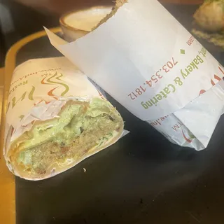 Chicken Shami Kabob Kati Roll