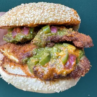 Butter Chicken Parm Sandwich