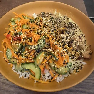 Golden Chicken Curry Bowl