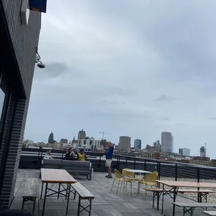 Roof top across the street