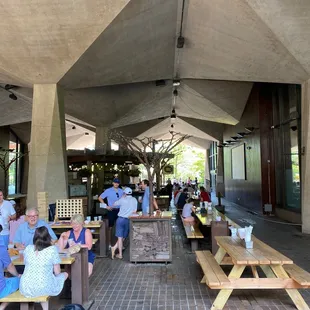 Lots of seating for groups