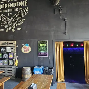 Vibe--Entrance to dark seating