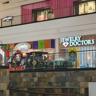 The kids rides that have zero signs saying we cant be in their general area.