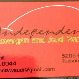 Their business card!