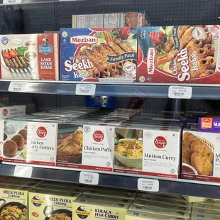a display of food items in a grocery store