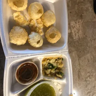 Price is $6.99, there half puris are broken, potatos hardly we can it with 3 puris and pani is also giving in small size box.