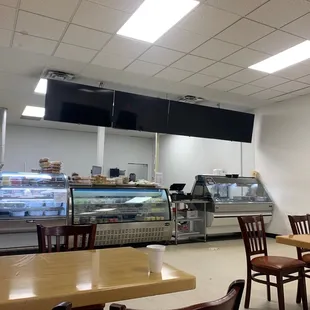 the interior of a restaurant