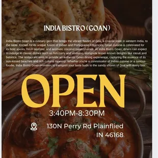 India Bistro-Goan