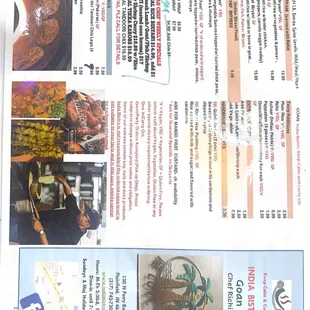 Recent menu