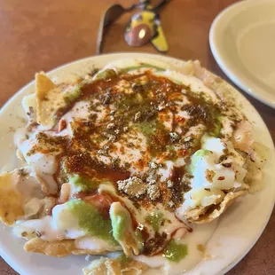 Papri Chaat (yogurt separate)