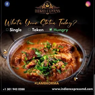 the menu of the restaurant