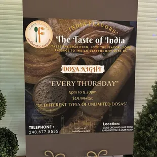 Thursday specials