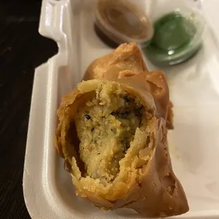 1. Vegetable Samosa