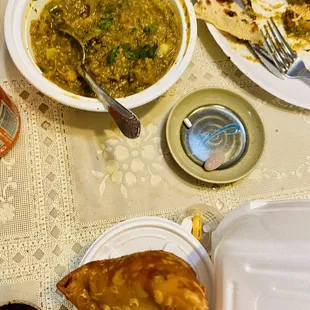 17. Baigan Bharta 1. Vegetable Samosa