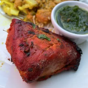 Tandoori Chicken from the buffet