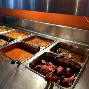 chicken wings and fried chicken, interior