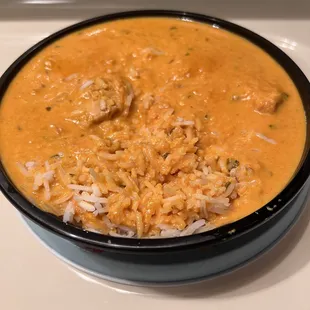 Something chicken coconut flavor?