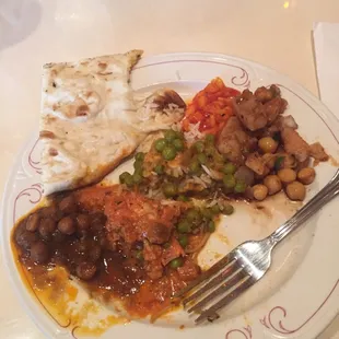 From the buffet during lunch