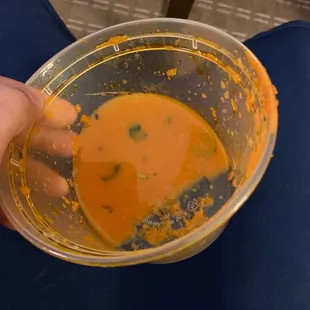 47. Chicken Vindaloo - This was all the water at the bottom of my vindaloo