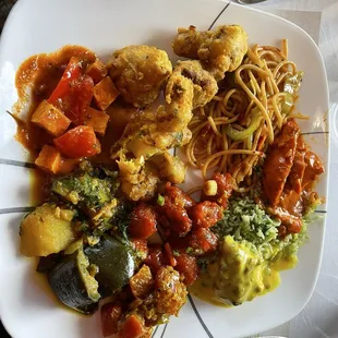 This is first  buffet plate!