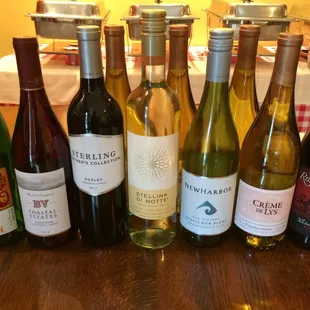 A great collection of wine!