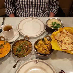 Order the tandoori chicken, the tikka was bland