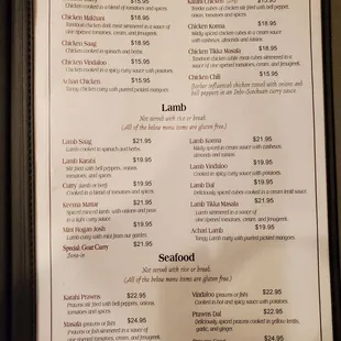 India House started New Menu from December 1st 2021!!!