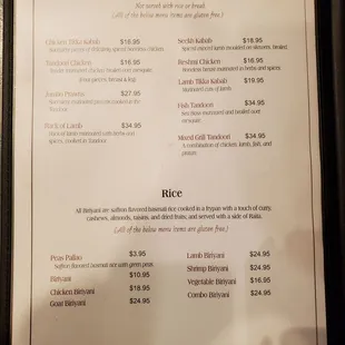 India House started New Menu from December 1st 2021!!!