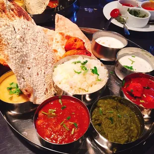 Vegetarian Thali Dinner