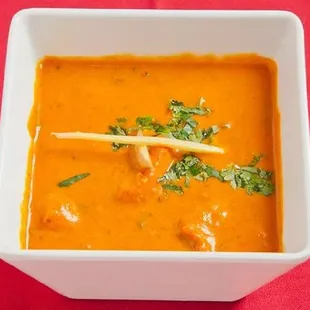 CHICKEN TIKKA MASALA Boneless breast chicken cooked with tomato sauce, saffron, ginger, and fresh spices