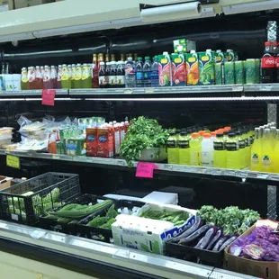 Fresh Vegetables and Drinks