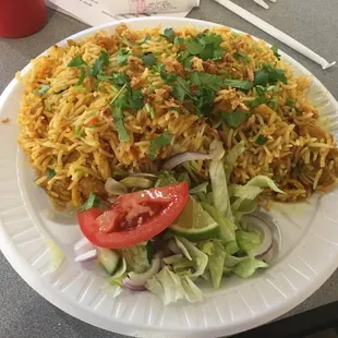 Chicken biryani only $3.99