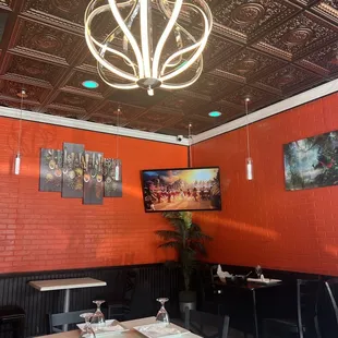 Stylish place with awesome Bollywood playing!