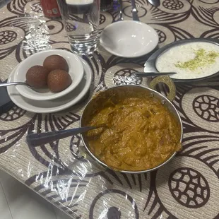 Gulab Jamun, 11. Lamb Tikka Masala Rice Pudding