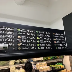 Veggie Pricing