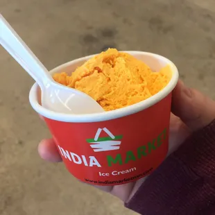Mango Indian ice cream