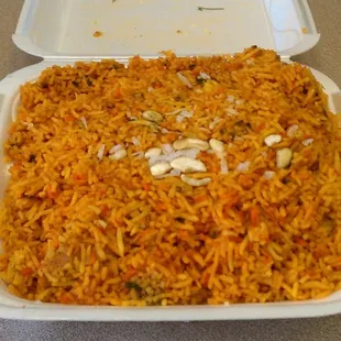 Large Chicken Biryani ($5)
