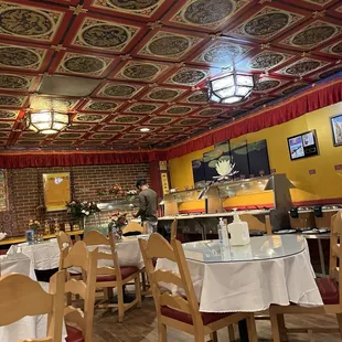 the interior of a restaurant