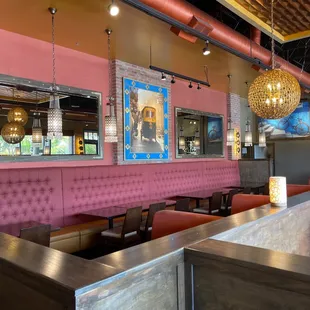 interior, sushi and sashimi