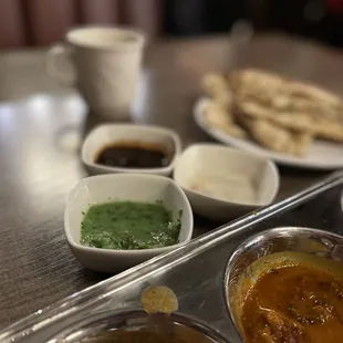 This is the only Indian buffet I&apos;ve visited that has sauce cups to use.