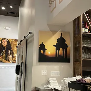 a woman in the kitchen