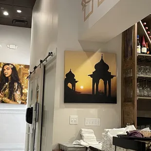 a woman in the kitchen